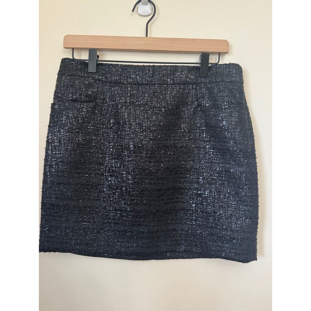NWT The Limited Black Tweed Mini Skirt Womens Size 6 Lined - Picture 1 of 10